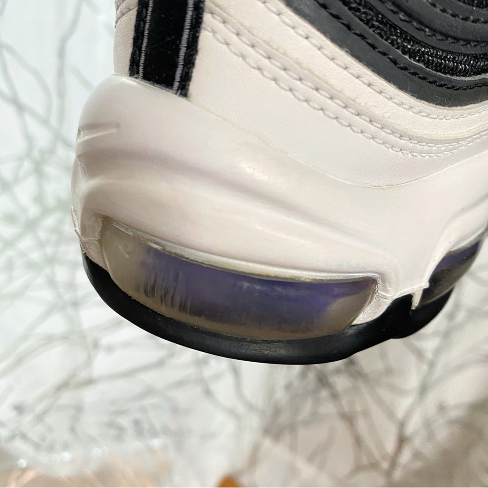 NIKE PERSIAN VIOLET BLUE WHITE BLACK AIR MAX 97 LACE UP CLEAR TUBE SNEAKERS - Picture 8 of 11
